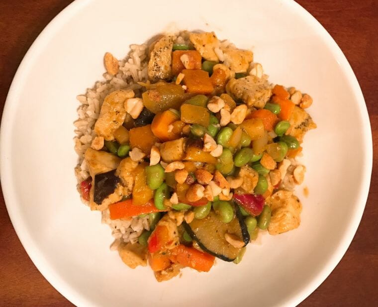 Spicy Peanut Satay Stir Fry Ways to my Heart