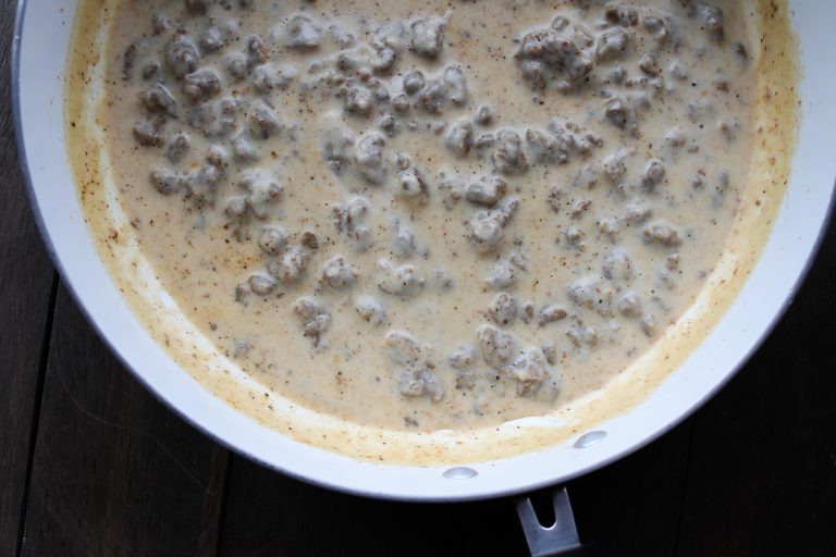 Meatball Biscuits And Gravy Lightened Up Ways To My Heart