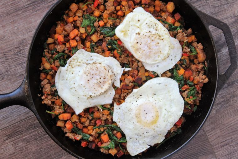 Cajun Pork and Veggie Hash - Ways to my Heart