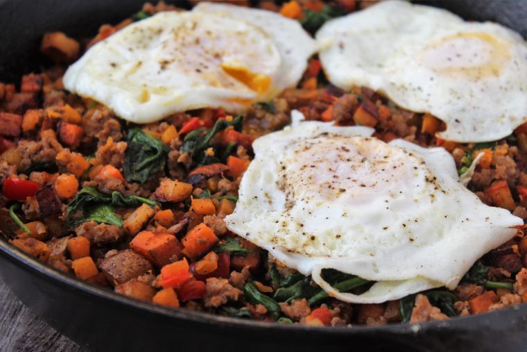 Cajun Pork and Veggie Hash - Ways to my Heart