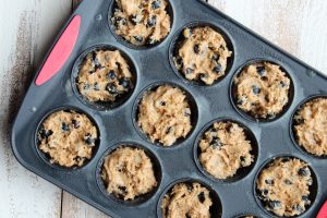 banana blueberry muffins