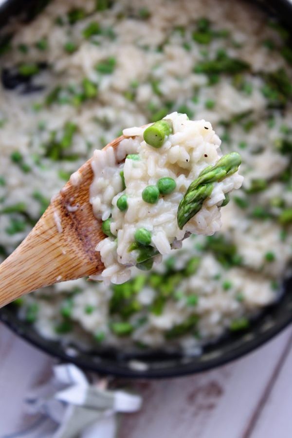 White Wine Risotto with Peas and Asparagus Ways to my Heart