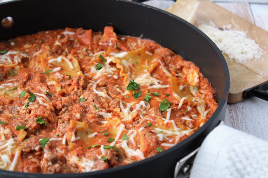 30 Minute Lasagna Skillet - Ways to my Heart