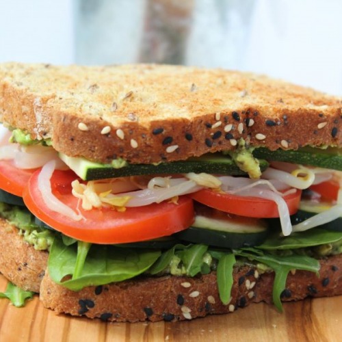 Avocado Pesto Veggie Sandwiches - Ways to my Heart