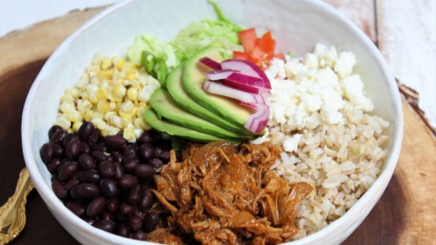 Southern Pulled Pork Bowls - Wholesomelicious