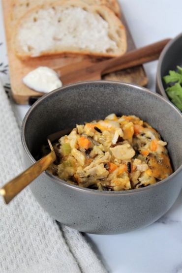 Cheesy Chicken Wild Rice Casserole - Ways To My Heart