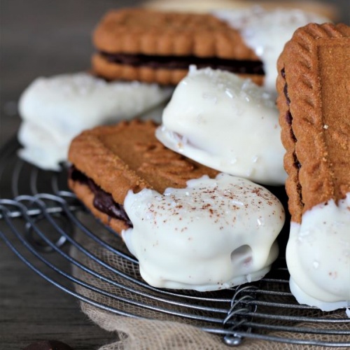 Biscoff Chocolate Ganache Cookies - Ways to my Heart