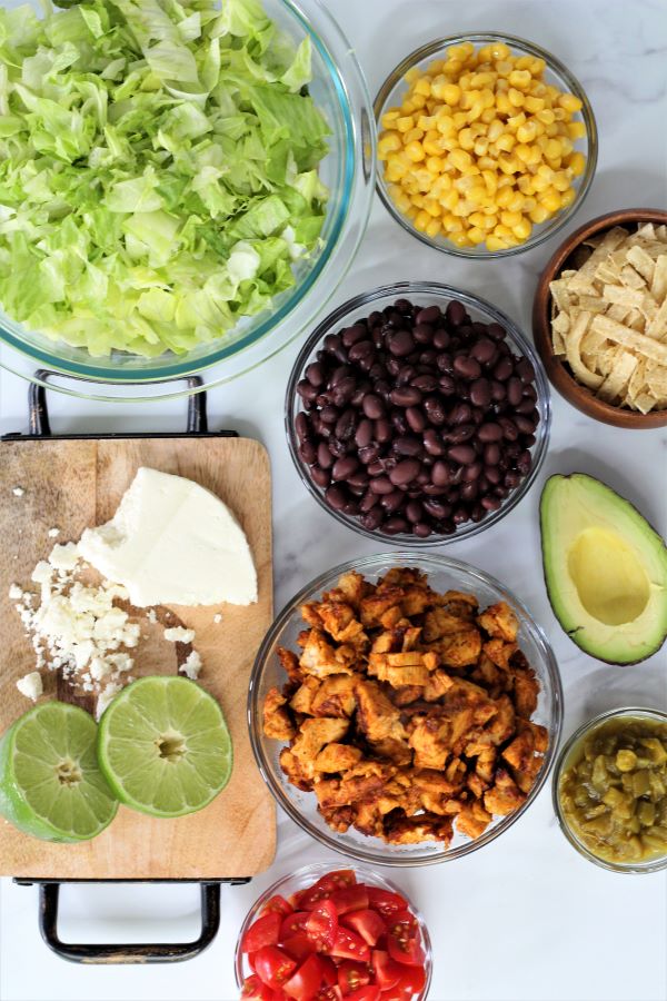 Tex-Mex Chicken Meal Prep Bowls