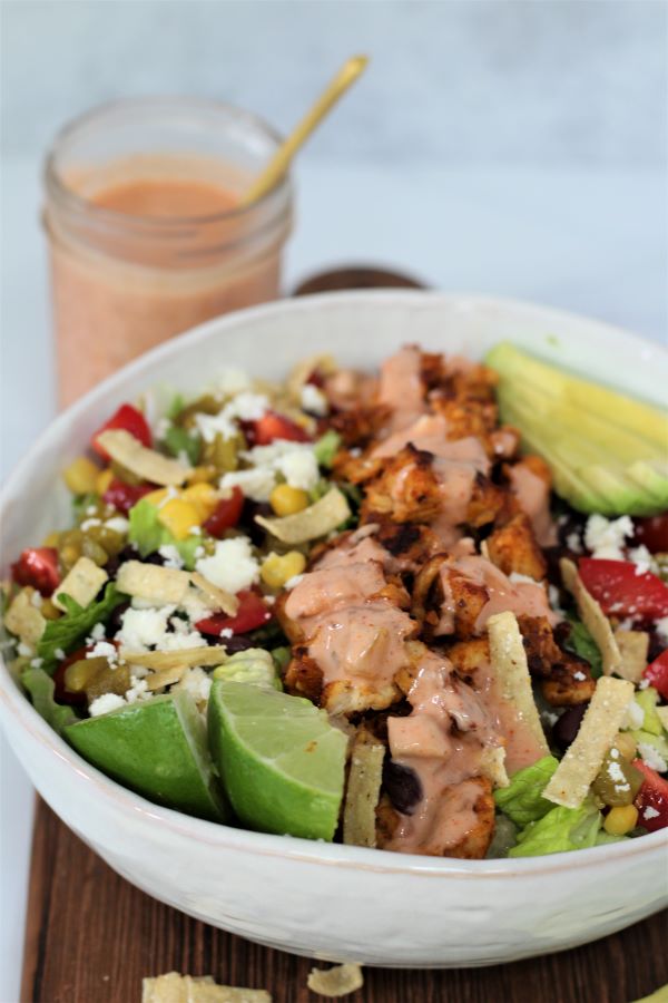 Tex-Mex Chicken Chopped Salad - Ways to my Heart