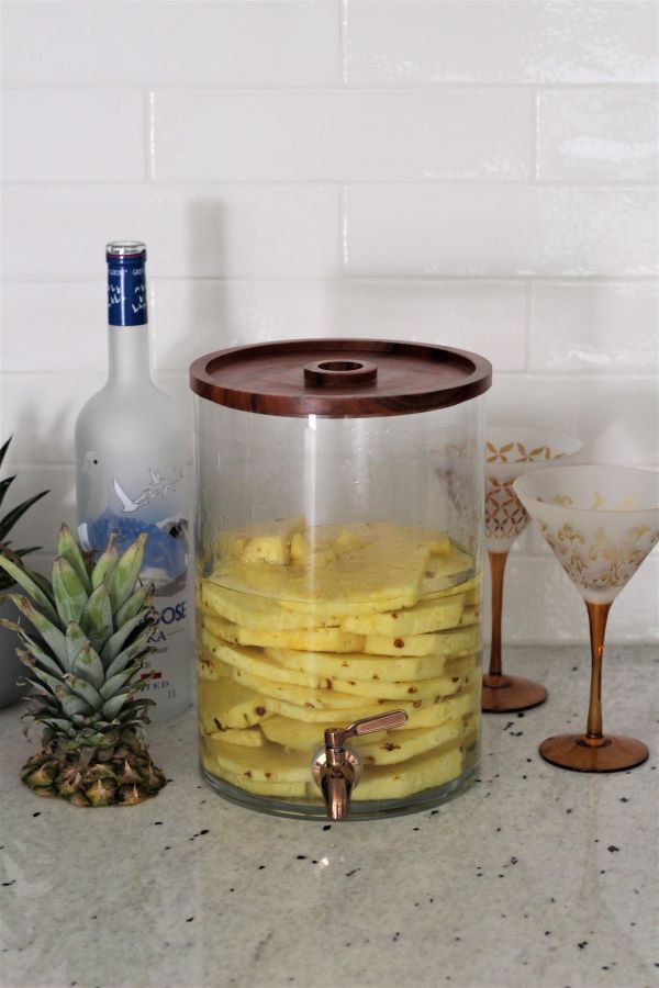 How to Make Pineapple Infused Vodka - Ways to my Heart