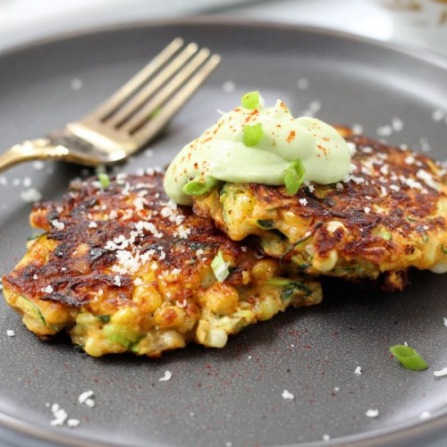 Sweet Corn Zucchini Cakes - Ways to my Heart