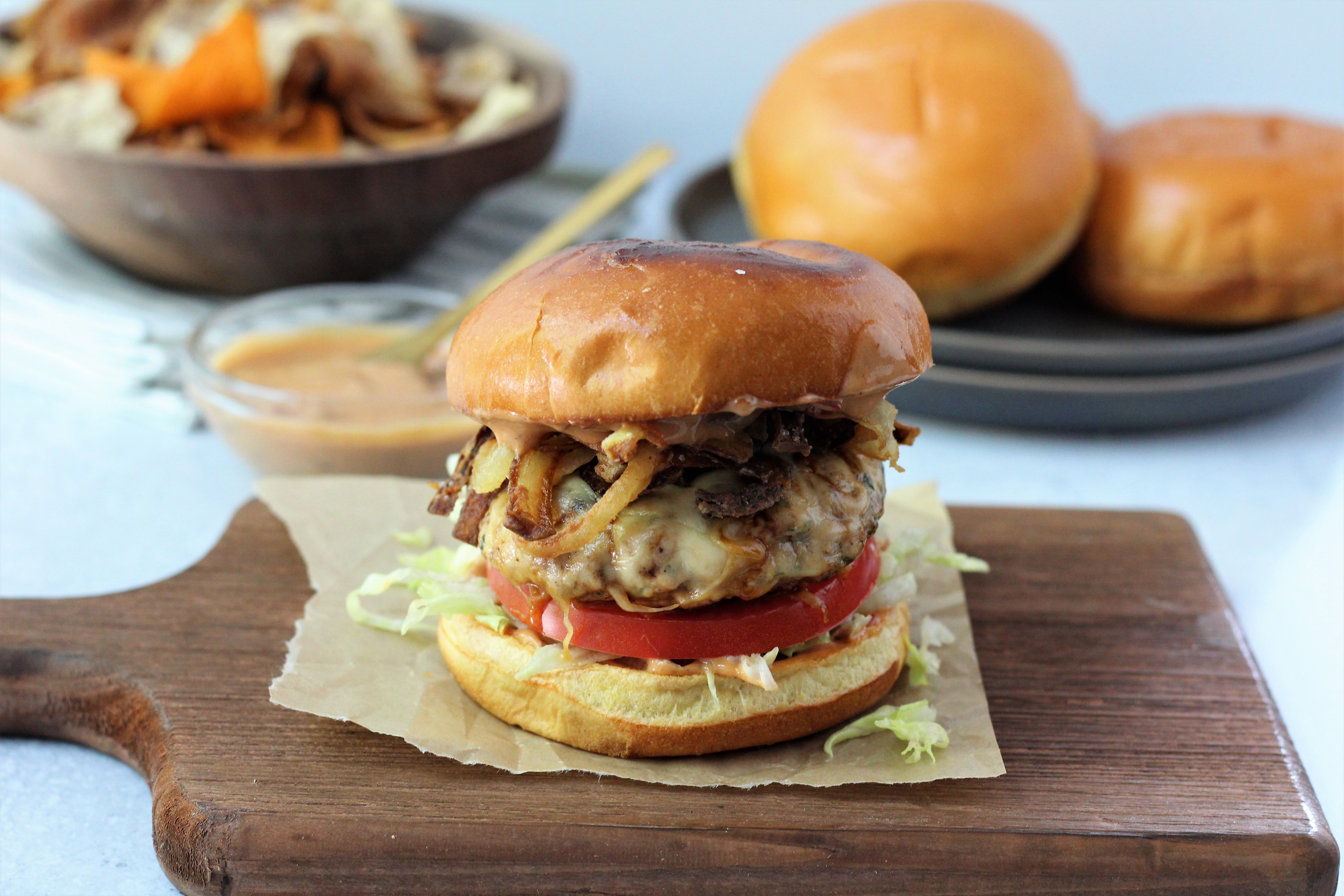 4 Cluster Hamburger Bun Pan